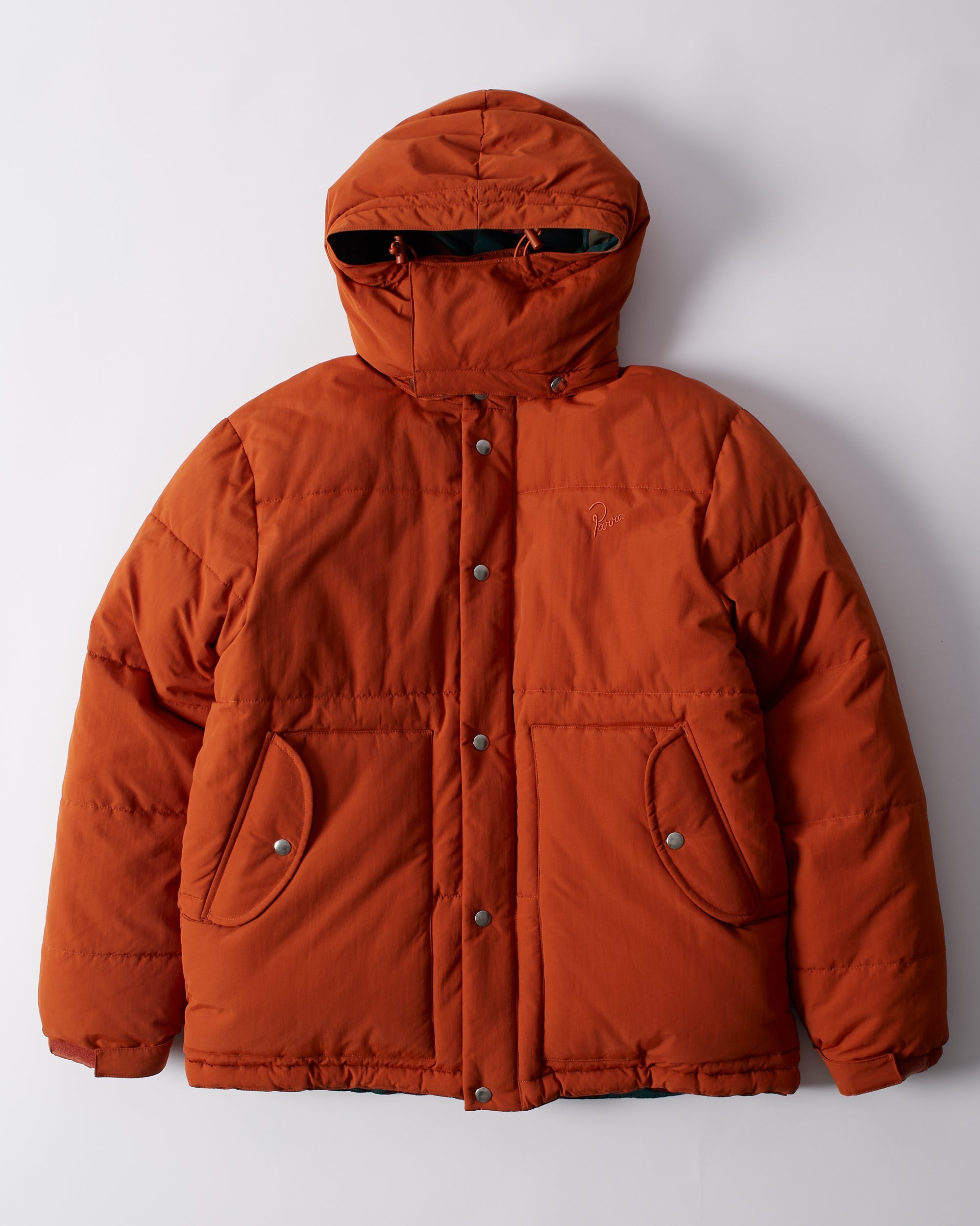 Trees in wind puffer jacket