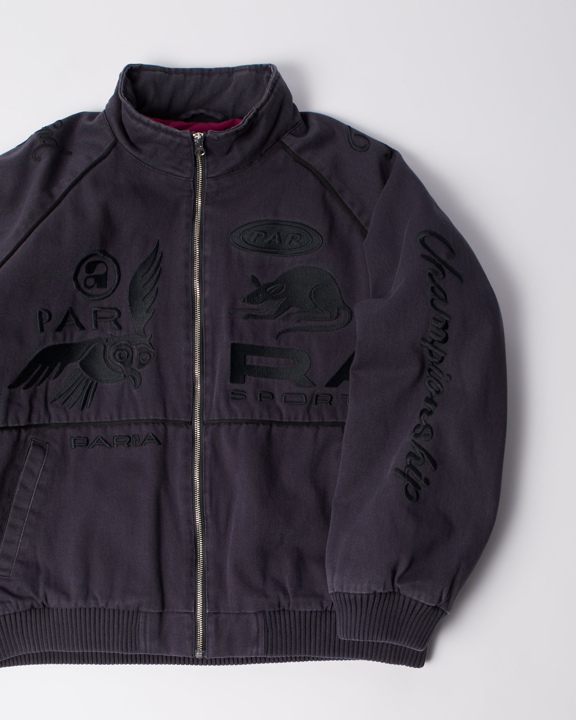 Owl meets rat racing jacket – by Parra JP