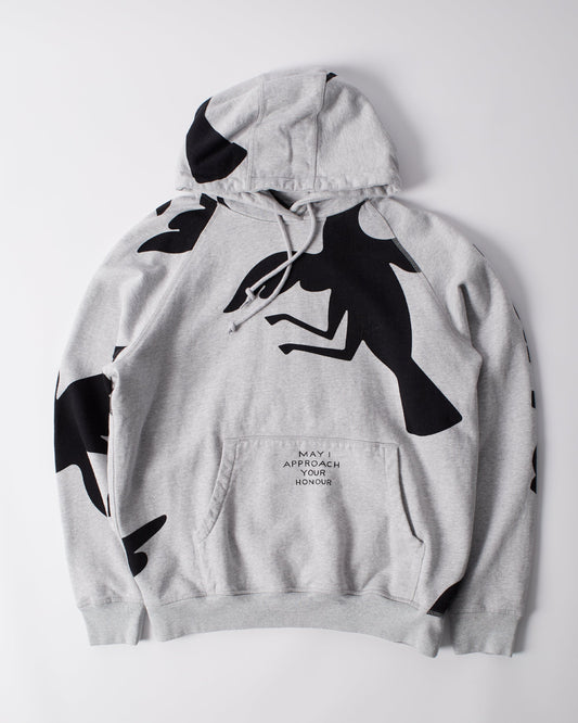 Clipped wings hooded sweatshirt