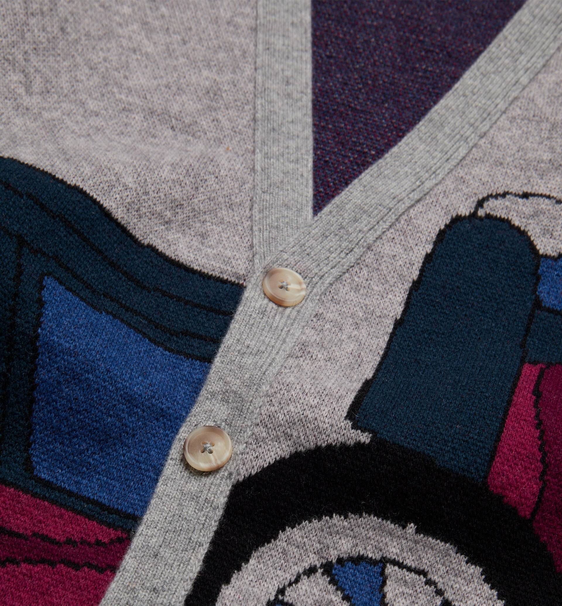 Parra - no parking knitted cardigan