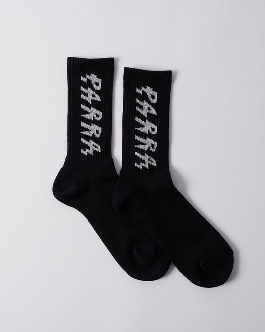 Spiked logo crew socks