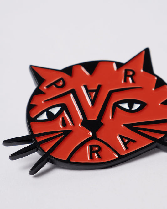 Sad cat enamel pin