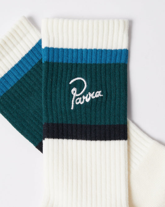 Signature striped crew socks