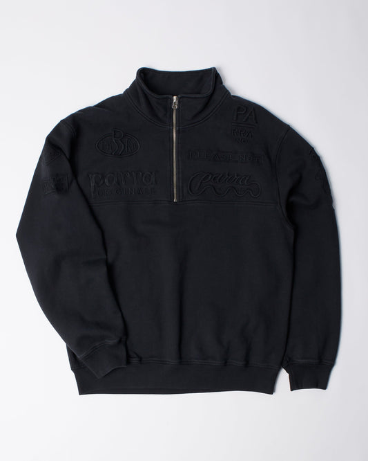 Media training quarter zip pullover