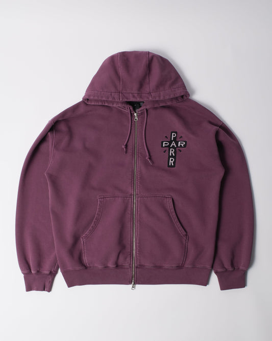 A Cross to bear zip hooded sweatshirt