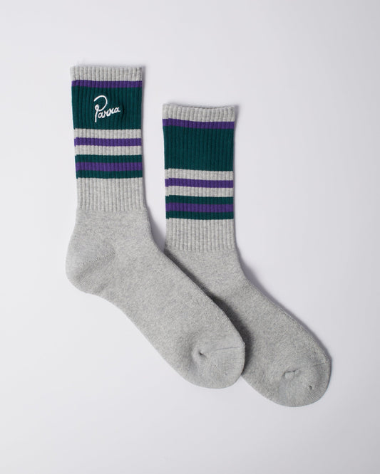 Signature striped crew socks