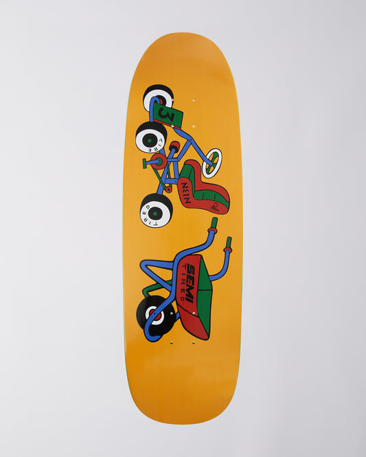 semi tired skateboard deck