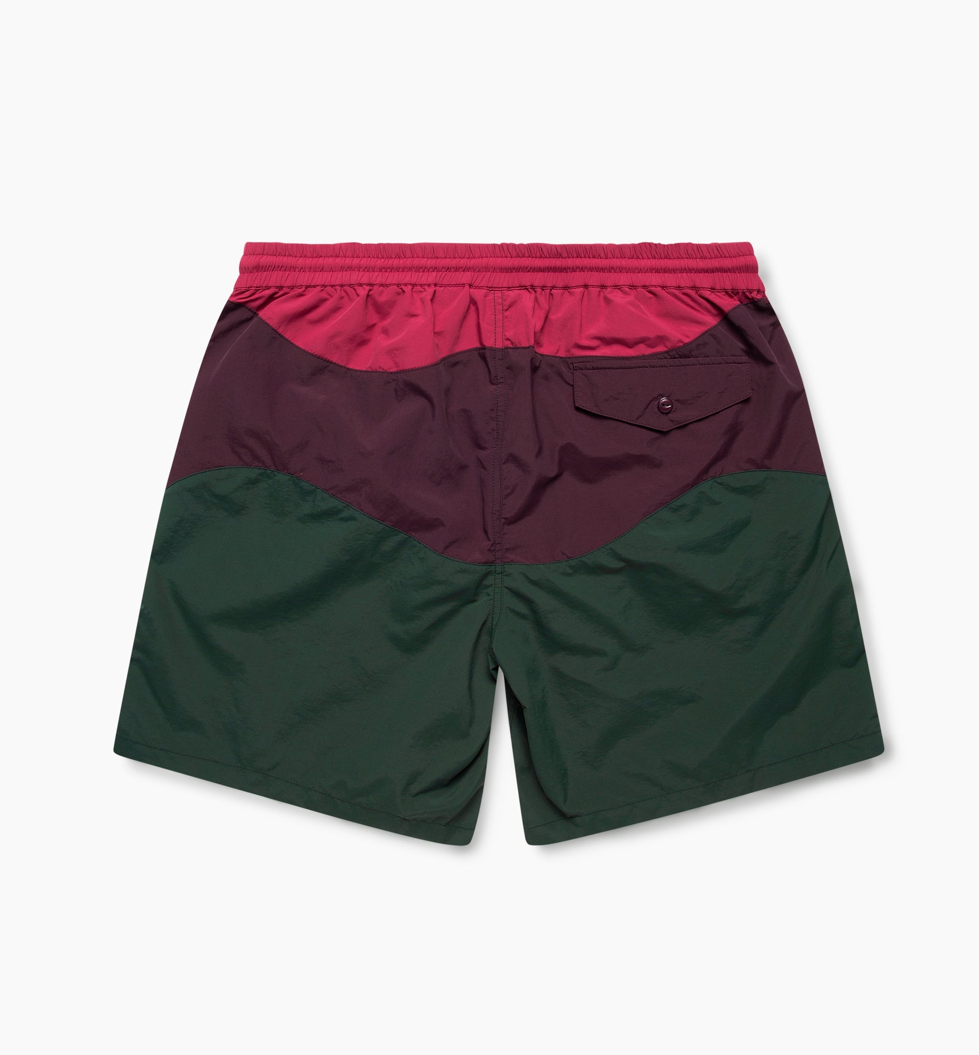 Parra - waved swim shorts