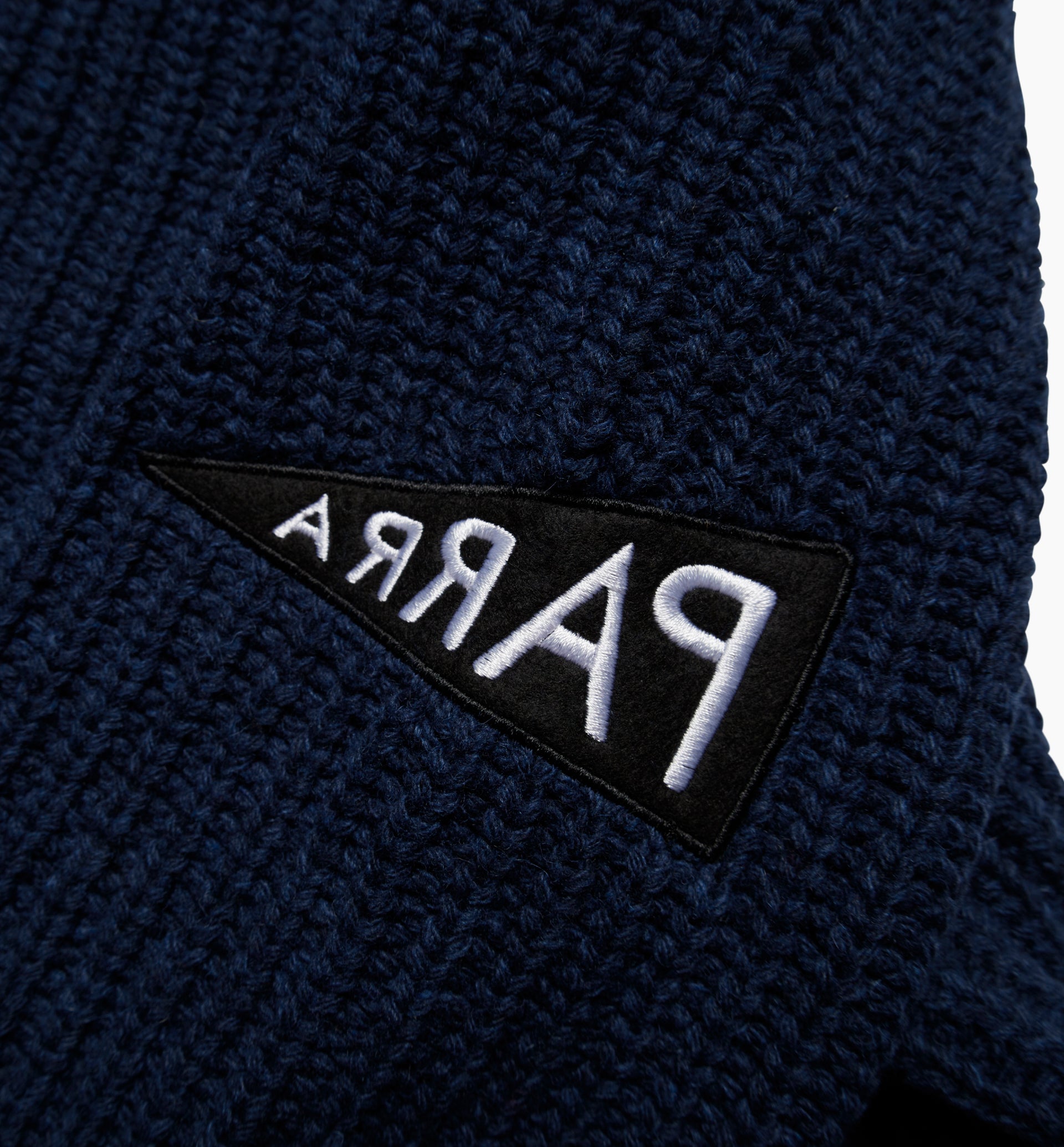 Parra - mirrored flag logo knitted pullover