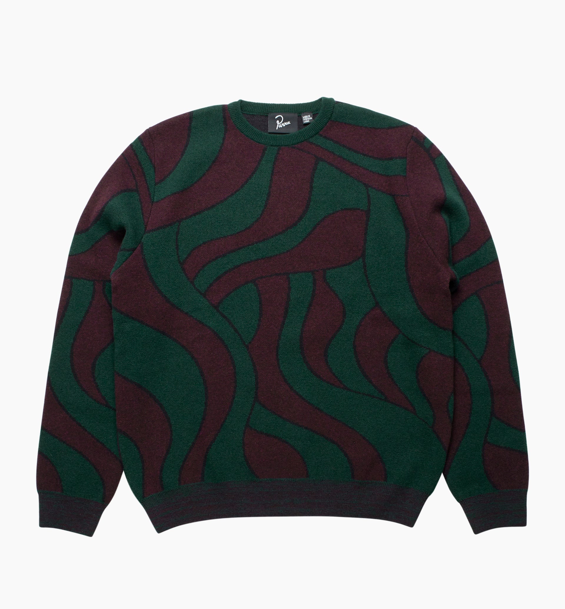 Parra - distorted waves knitted pullover
