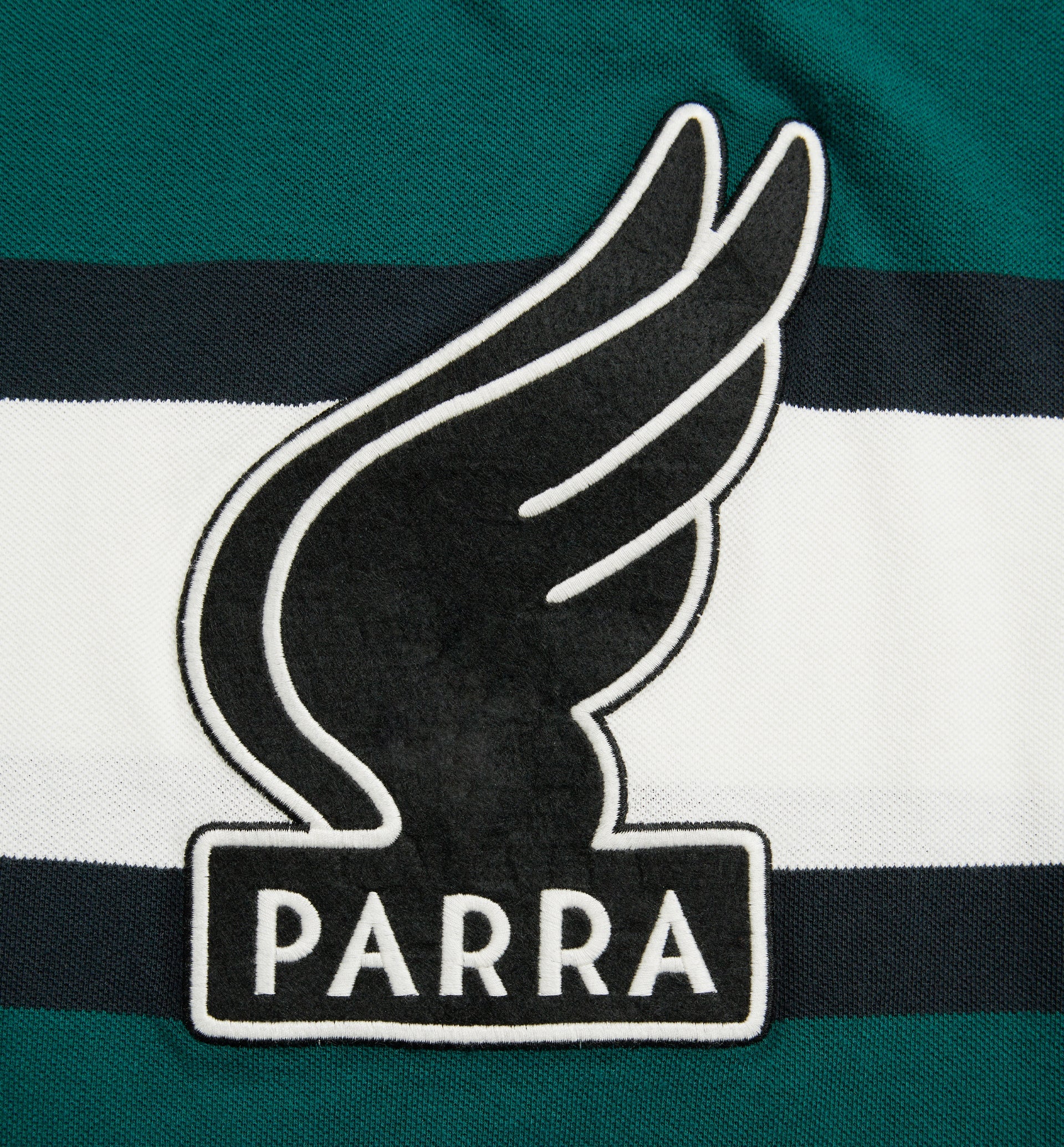 Parra - winged logo polo shirt