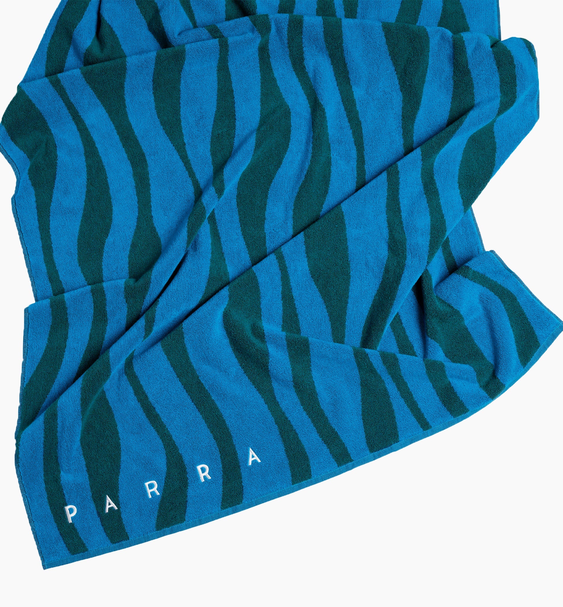 Parra - aqua weed waves beach towel