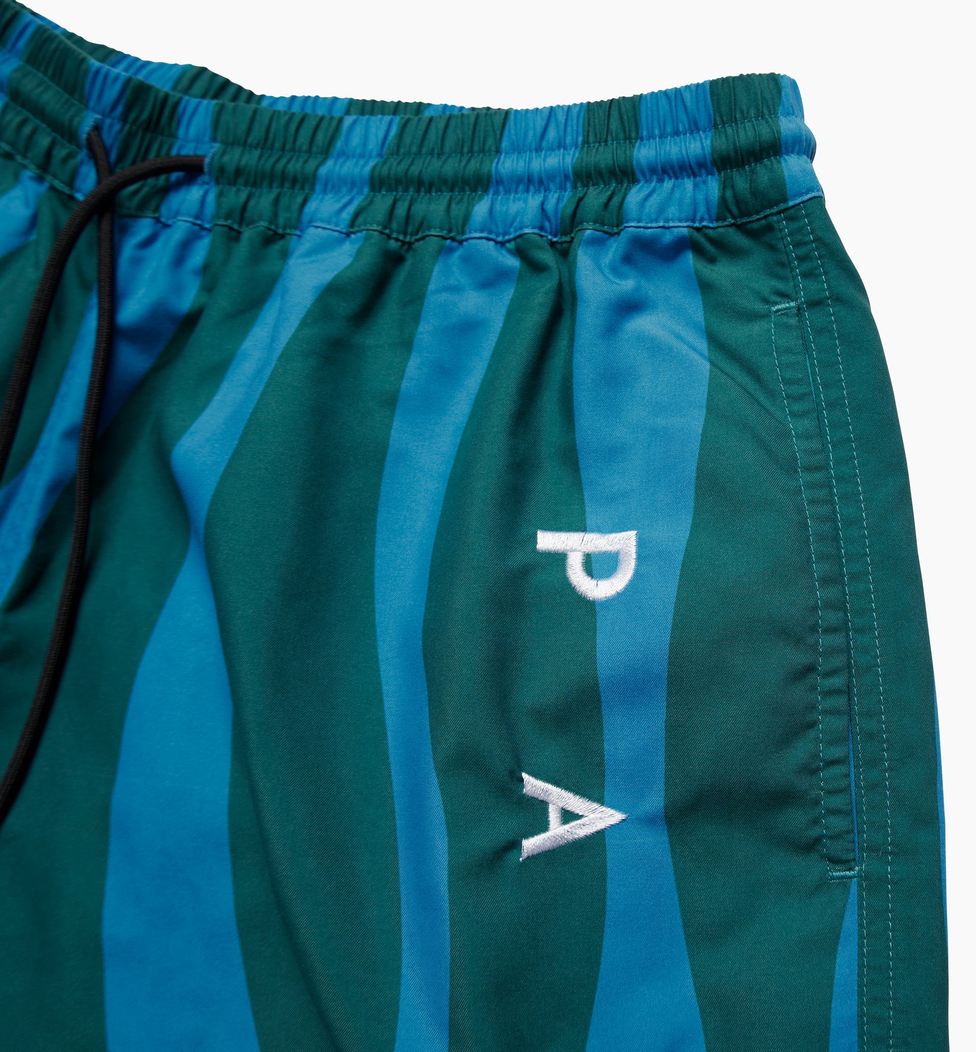 Parra - aqua weed waves swim shorts